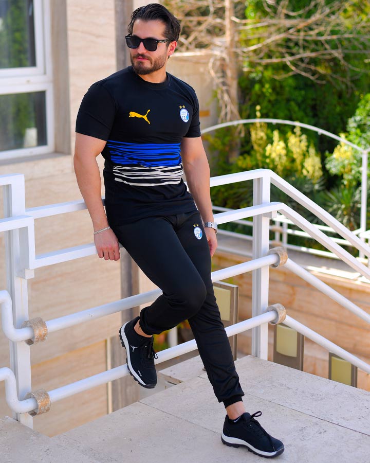 ست تیشرت شلوار مردانه استقلال مدل Isko