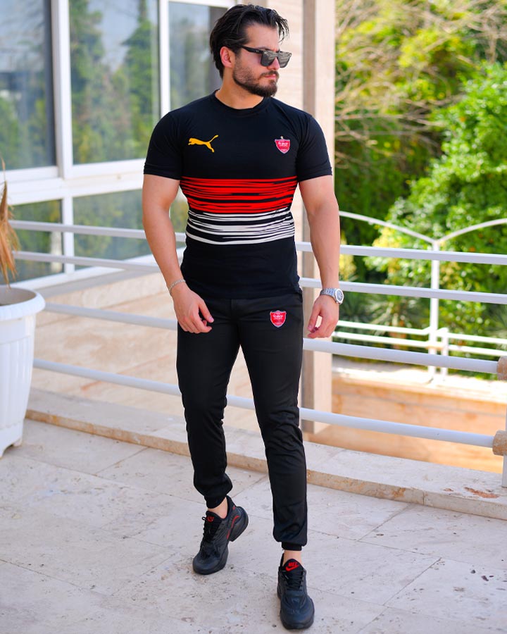 ست تیشرت شلوار مردانه پرسپولیس مدل Isko