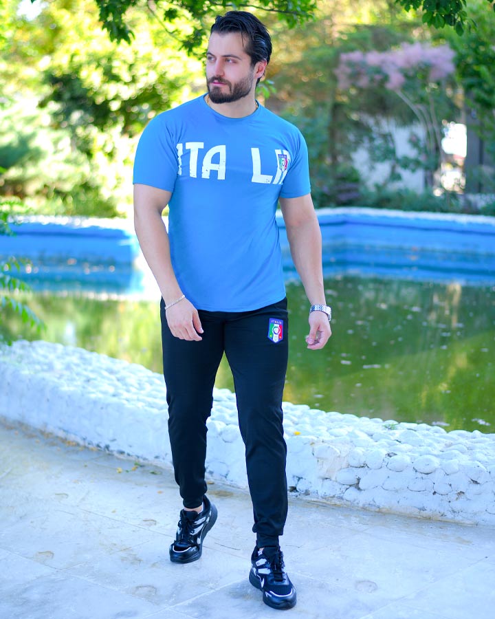 ست تیشرت شلوار مردانه مدل Azzurri کد 6337