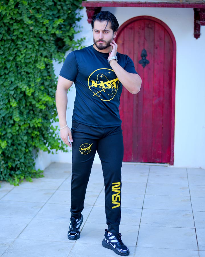ست تیشرت شلوار مردانه مدل Lamin کد6338
